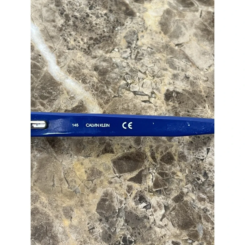 Men Calvin Klein CK18540 003 Blue/Black Square Designated Eyeglasses 54-17-145